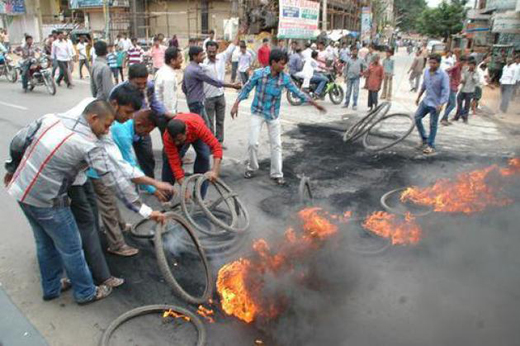 Bandh in Rayalaseema, coastal Andhra